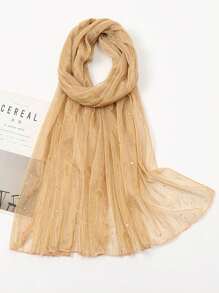 1條彈性網格金線圍巾 - 彩色 - 查看 1