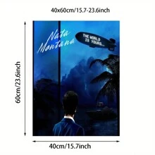 1 Póster De Lienzo, Arte Moderno, Nata Montana The World Is Yours, Póster De Portada Musical, Regalo Ideal Para Dormitorio, Sala De Estar, Pasillo, Arte De Pared, Decoración De Pared, Decoración De Otoño, Decoración De Pared, Decoración De Habitación, Sin Marco