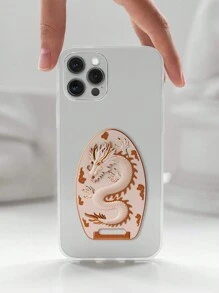 1pc Mobile Phone Retractable Phone Holder - Pink - View 3