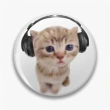 44MM 1.7Inch Pins DIY Snap-in Thủ công - trắng - Xem 1