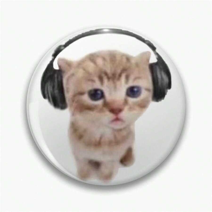 44MM 1.7Inch Pins DIY Snap-in Thủ công - trắng - Xem 1