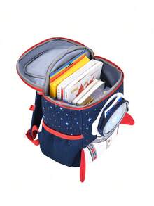 The Ultra-Light Ridge Waterproof And Load-Reducing Children's Backpack Is Suitable For Preschoolers Of Universal Use For Both Boys And Girls - Royal Blue - View 4