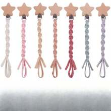 1入全新兒童藝術與工藝榆木星形吊墜項鍊,手工珠寶配上防丟失設計 - 米色 - 查看 2