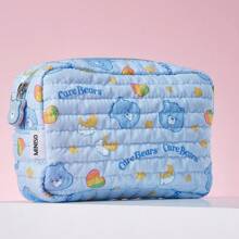 Miniso Care Bears Powder Park Series Makeup Bag - Blue - View 1