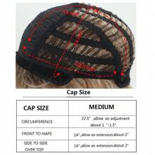 Tóc giả dệt tổng hợp Tóc giả Mái - màu nâu - Xem 9