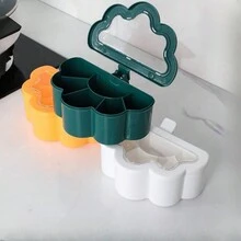 1pc Outdoor Storage Container Spice Box Set With Seasoning, Salt, Sugar, Monosodium Glutamate, Chicken Essence For Home Kitchen - Blue - View 4