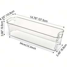 1 件母乳儲存容器,透明冰箱和冰箱收納盒,母乳塑膠儲存盒,嬰兒袋,配方奶,奶瓶和酸奶,家庭廚房儲存用品 - 杏色 - 查看 2