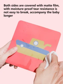 1入組黑白視覺刺激卡,新生兒早期教育必備 - 黑與白 - 查看 4