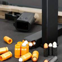 Soft Foam Shell Ejection Gun Toy Blaster Gun Submachine Gun Toy, Folding Machine Gun Toy - Grey - View 6