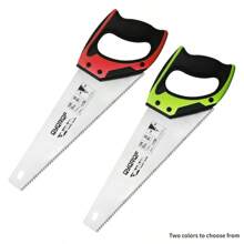 14 In. Pro Hand Saw, 11 TPI Fine-Cut Soft-Grip Hardpoint Handsaw Perfect For Sawing, Trimming, Gardening, Pruning & Cutting Wood, Drywall, Plastic Pipes & More, Sharp Blade, Comfortable Ergonomic Non-Slip Handle - Red - View 4