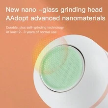 1個帶顯示屏的電動足磨刀; 玻璃磨頭,快速去除老茧,並具有更長的使用壽命; 悄音設計,無噪音電機具有強大的動力和長久的使用壽命; 兩種可調節的速度; 360度水平旋轉; - 白色 - 查看 4