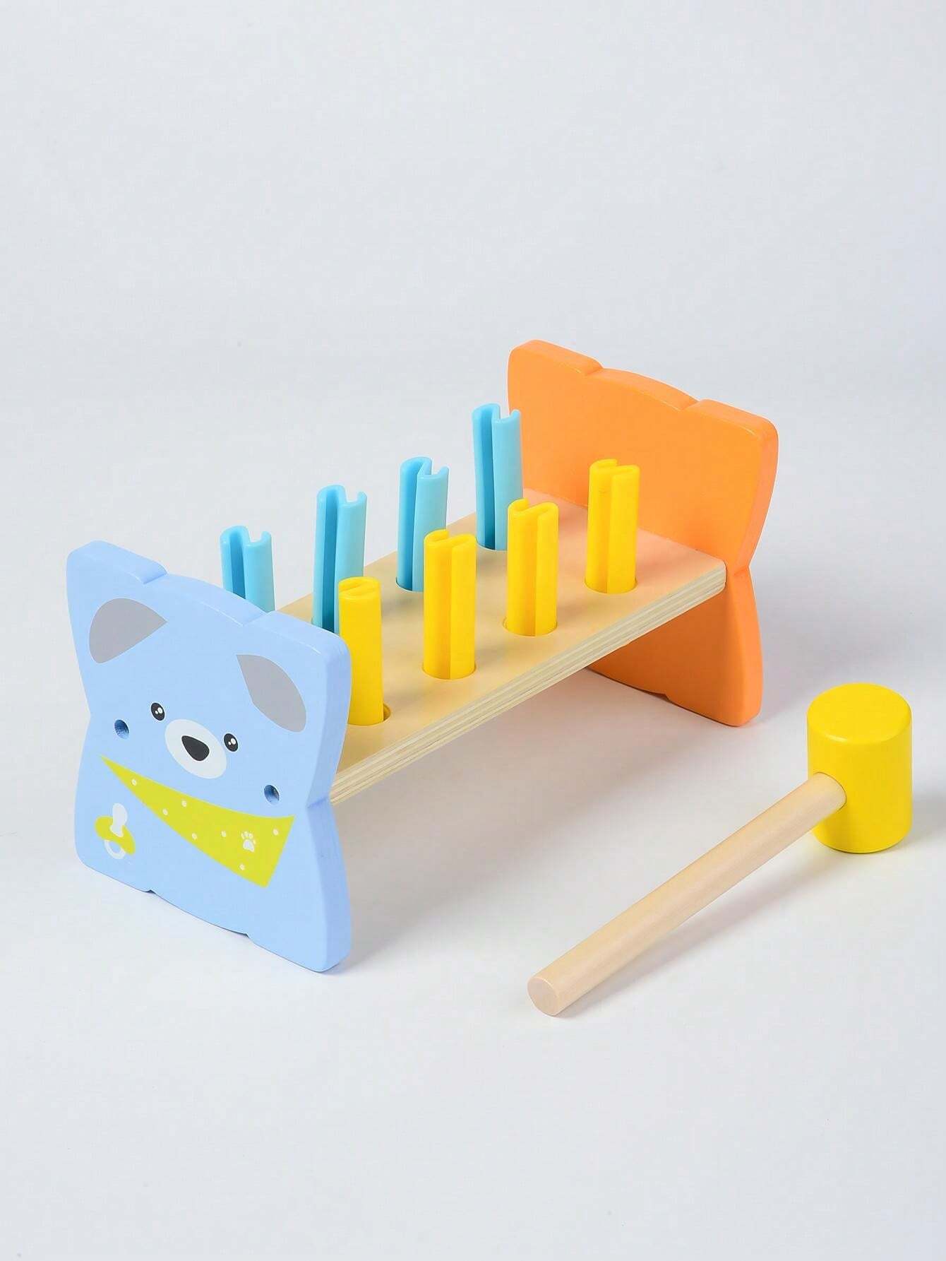 1 Jeu De Balle De Martelage En Bois, Boîte à Marteaux, Amusement Pour Les Enfants A Jouer Au Jeu De Hamster Jouets Educatifs D Apprentissage Precoce 02