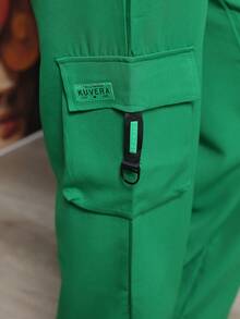 Women Pants - màu xanh lá - Xem 6