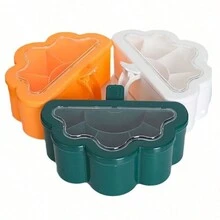 1pc Outdoor Storage Container Spice Box Set With Seasoning, Salt, Sugar, Monosodium Glutamate, Chicken Essence For Home Kitchen - Blue - View 5