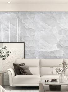 10pcs 0.9㎡ Light Grey Marble Pattern Tile Sticker, Self-Adhesive Aluminum-Plastic Board For Waterproof, Moisture-Proof, Surface Refurbishment, Background Wall Decoration., Renovation Stickers Peel Wall Panels, Wall Paper, Wallpapers, Spring Decoration Items Refresh Your Home, Rama Decoration Stickers - Light Grey - View 11