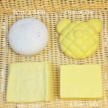 超柔軟慢回彈香味麵包吐司擠壓玩具,紓解壓力 - 芝麻包慢回彈 - 查看 2