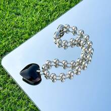 1pc Simple Heart Pendant Necklace French Sweet Chic Neck Accessory For Women's Holiday Outfits - C Style - View 4