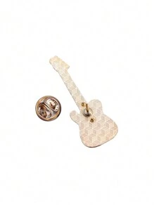 1pc Fashionable Zinc Alloy Musical Instrument Design Brooch For Women For Daily Decoration - Red - View 3