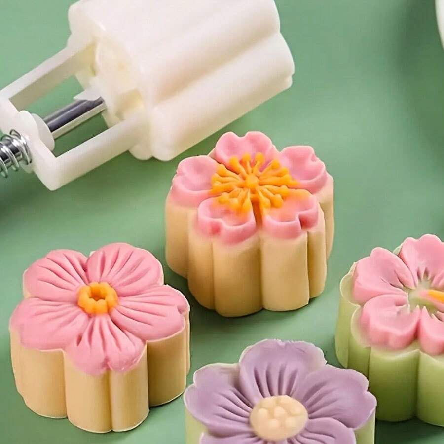 Flower Shaped Leather Cutter Hollow Dies Set Steel Die Punch Flower Shaped Hand Cut Alloy Handicrafts Hole Punch 40 30 40 Cutting For