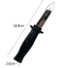 Fake Knife Props Toy, Joke Magic Plastic Retractable Knife, Joke Prank Prop Knife, Scary Prank Fake Dagger, Funny Retractable Blade For Costume Party, Cosplay, Shooting Performance, Birthday, Whole Person Funny Toy - Black - View 2