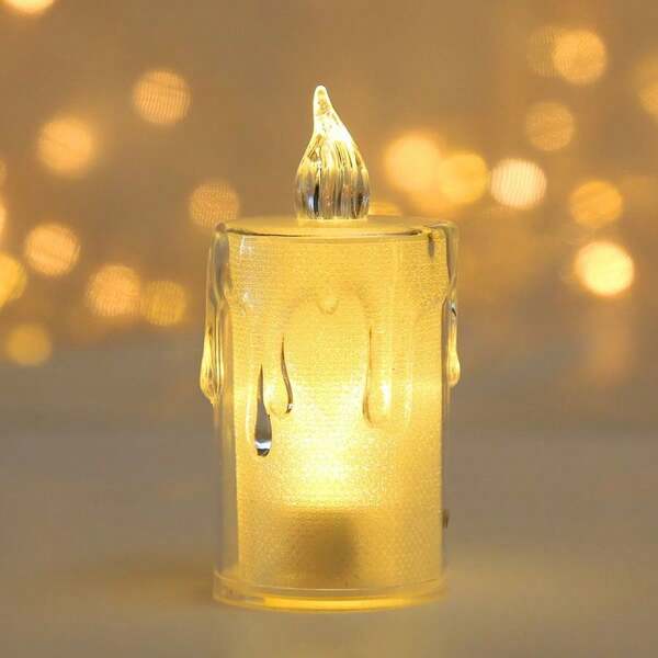 Led Electronic Candle Acrylic Crystal Drative Lamp With Atmosphere