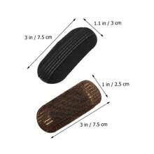 2pcs Hair Puff, Sponge Hair Pads, Invisible Hair Volume, Hair Accessory Tool, Suitable For Daily Use By Women - Brown - View 5