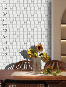 9入組簡單圖案牆貼,3.94x7.87英寸,pvc光面瓷磚白色裝飾貼紙,適用於廚房和浴室後擋板,防水剝離式貼紙,可拆卸diy家裝壁貼 - 彩色 - 查看 7