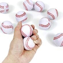 Pelota Sólida De Pu, Fútbol, Baloncesto, Balón De Rugby, Esponja De Espuma, Juguete De Descompresión Y Liberación - Multicolor - Ver 6