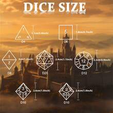 Joylord D&d角色扮演骰子金屬骰子套裝7pcs金屬骰子德魯伊套裝d&d骰子7款角色扮演骰子刻面d&d實體地下城與龍骰子ttrpg角色扮演遊戲pathfinder Rpgs Mtg桌面遊戲 - 綠色 - 查看 7