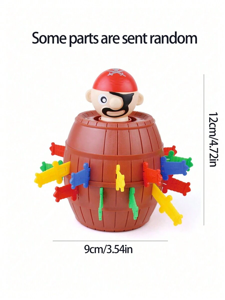 Pirate Barrel Prank Game Toy, Suitable For Party And Gathering - Multicolor - View 1
