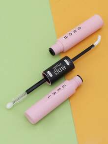 1入6毫升睫毛黏合劑及密封集群睫毛膠2合1,白色干掉後變成透明,適用於單根睫毛長期使用的超級造型48-72小時防水單一集群睫毛膠,適用於睫毛群diy家用假睫毛延伸膠黏劑。 - 粉色 - 查看 12