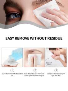 1入6毫升睫毛黏合劑及密封集群睫毛膠2合1,白色干掉後變成透明,適用於單根睫毛長期使用的超級造型48-72小時防水單一集群睫毛膠,適用於睫毛群diy家用假睫毛延伸膠黏劑。 - 粉色 - 查看 4