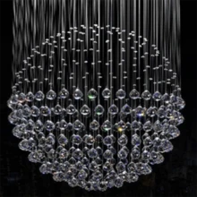 10pcs 3*2.6cm Hotel Stage Hanging Crystal Bead Wedding Ceiling Decoration Bead - Transparent - View 5