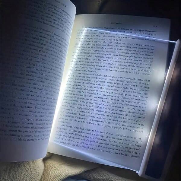 LED Flat Panel Reading Light - Improves Reading Posture, Prevents Myopia, Relieves Neck Pain, Avoids Wrinkled Reading Materials, And Enhances Reading Experience, Ideal For Night Reading