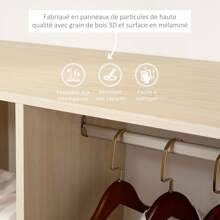 HOMCOM Bedroom Armoires - 卡其色 - 查看 7