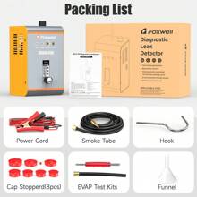 Foxwell Sd101 Pro汽車evap煙霧機真空測試漏氣檢測器 - 黃色 - 查看 4