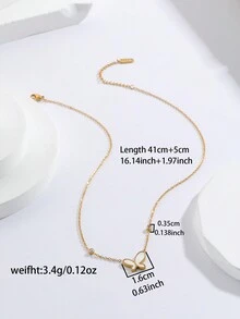 1入優雅的珠寶不鏽鋼18k鍍金蝴蝶吊墜裝飾項鍊,適用於女性宴會、派對和日常穿著 - 彩色 - 查看 8