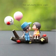 1只可愛的樹枝形狀情侶裝飾品 - 彩色 - 查看 3