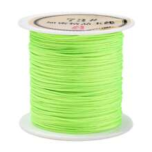 1 Rollos De Cerca De 40 Metros De Alambre Trenzado De Jade De Nailon No. 73 De 0.06 Cm Y Cuerda De Cuentas Adecuados Para Brazaletes Y Collares Diy, Fabricación De Joyas Trenzadas De Joyas