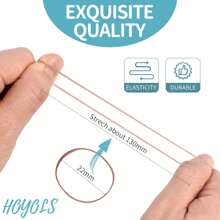 500 个一次性橡皮筋多色混合发带松紧带小橡皮筋适合女孩的头发无损伤迷你弹力马尾辫固定器微型发带适合细薄至中等头发散装多色混合发带松紧带小橡皮筋适合女孩的头发无损伤迷你弹力马尾辫固定器微型发带适合细薄至中等头发散装 - 透明 (1000條裝) - 查看 3