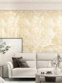 10 miếng dán tường giả gạch men và đá cẩm thạch màu nâu vàng 0,9㎡, chống thấm nước, chống ẩm và trang trí tường bằng tấm nhựa nhôm tự dính, miếng dán cải tạo, tấm ốp tường bong tróc, giấy dán tường, giấy dán tường, đồ trang trí mùa xuân làm mới ngôi nhà của bạn, miếng dán trang trí Rama - màu kem - Xem 11