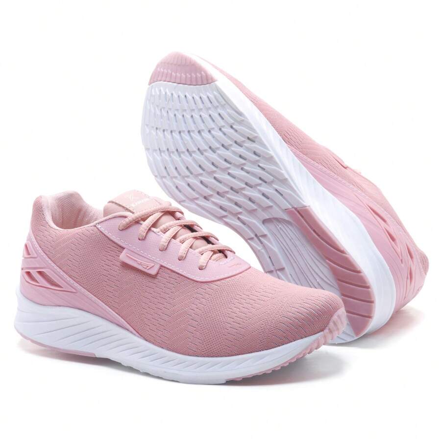 Women Wedge Sneakers - 乾枯玫瑰色 - 查看 1