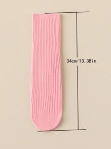 兒童襪子,春秋風格,實心中筒襪子,男女童通用,多彩堆疊襪子 - 彩色 - 查看 9