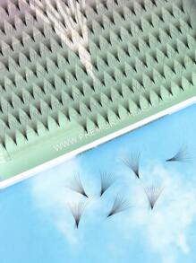 Song Lashes Premade Fans Pointy Base  Eyelash Extensions Lashes False Eyelashes  Makeup  Individual Lashes Lash Clusters,Eye Lash Clusters,Individual Eyelashes,Lashes,Fake Lashes - Black - View 6