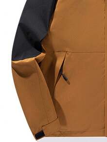 Men's 3-In-1 Outdoor Windproof Waterproof Thickened Sports Climbing Jacket With Detachable Hood, Unisex Couple Jacket Gym Clothes Men - Yellow - View 3