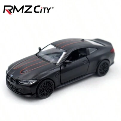 RMZ 1:36 Scale Diecast BMW M4 CSL Sports Car Model, Collectible Toy Car With Openable Parts, Gift For Children, Birthday Present