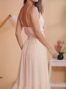 Women Dresses - Beige - View 4