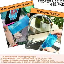 6pcs Anti-Skid Diamond Painting Sticky Tools, Sticky Gel Pads, 5.6 X 3.3 Inches Universal Anti-Skid Mat For Tray, 5d Diamond Embroidery Accessories Suitable For Children Or Adults - Multicolor - View 2