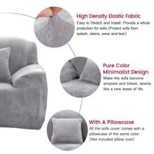 Sofa Covers - Silver-gray - View 10