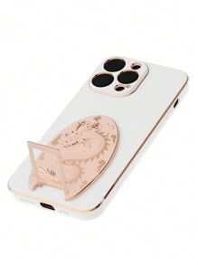 1pc Mobile Phone Retractable Phone Holder - Pink - View 5